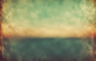 Background of a dark scraped metal surface in the grunge style, A green and blue background with a green and orange textured background
