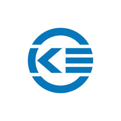 KE Logo can be used for icon, logo, and etc.