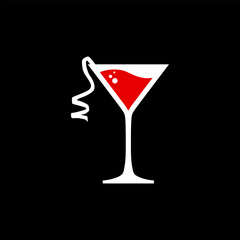 Wine Drink Logo can be used for icon, logo, and etc.