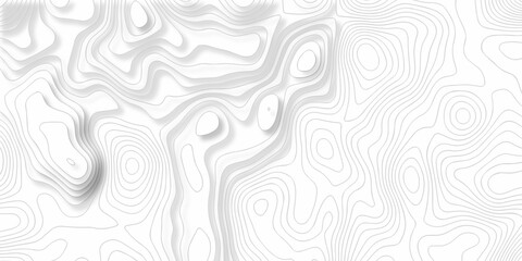 Seamless pattern with lines Topographic map. Geographic mountain relief diagram line wave carve...