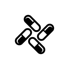 Pills Logo can be used for logo, icon, and etc.