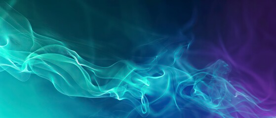 abstract gradient background, neon teal 