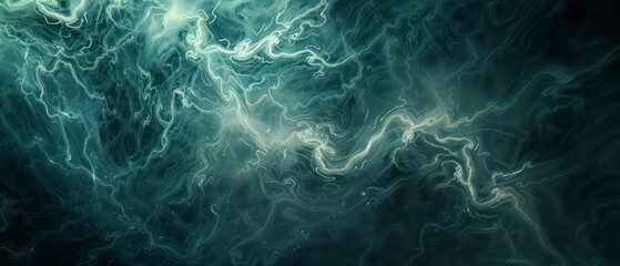 Obraz premium Fluid cyan beams intersect, vibrant against blackness, dynamic and dramatic, like cosmic action sequences in space