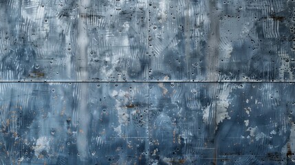 Obraz premium BlueGrey Worn Zinc Plate Texture