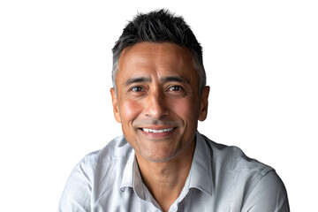 Obraz premium Confident Indian businessman smiling at the camera.
