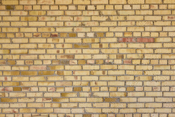 Vintage Rustic Brick Wall with Textured Surface, Weathered Patterns and Aged Architecture