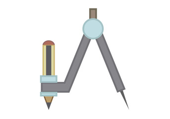 Compás con lápiz para hacer círculos