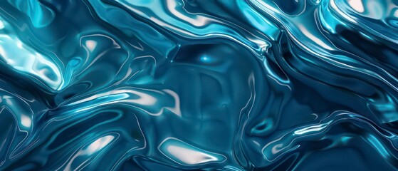 Obraz premium paper features a radiant blue foil texture, bringing a touch of brilliance to your creations