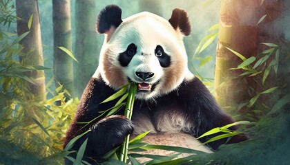 Obraz premium giant panda bear