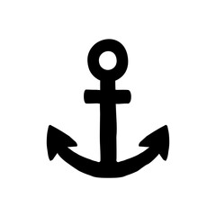 Anchor icon. Anchor icon black