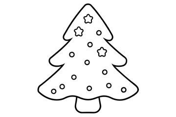 christmas tree cookie