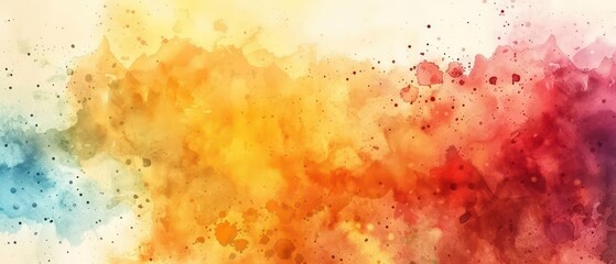 Abstract watercolor stains blend seamlessly on smooth paper, creating a fluid and harmonious background