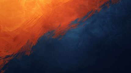 Orange and Navy Blue gradient background. PowerPoint and Business background 