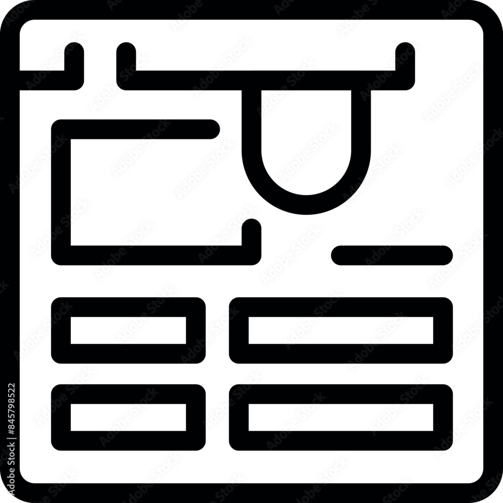 Poster website design being edited on computer screen using design software