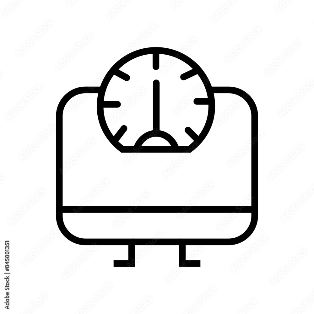 Poster network speed test icon perfect for internet and connectivity illustrations