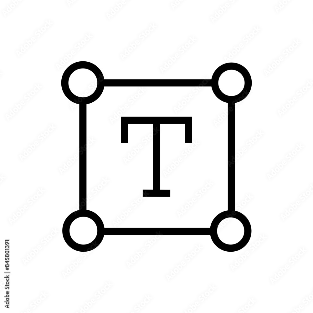 Poster text box icon ideal for communication and messaging designs