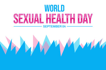 world sexual health day background. sexual health creative concept illustration