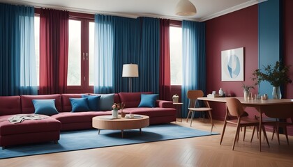 inimalist interior design style, futuristic home office, sleek furniture, state of the art technology