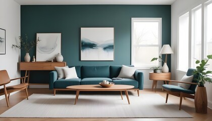 inimalist interior design style, futuristic home office, sleek furniture, state of the art technology