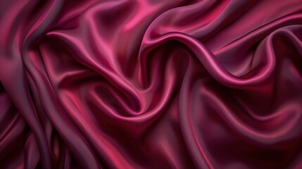 Obraz premium a sumptuous burgundy silk texture creates an elegant and luxurious background 
