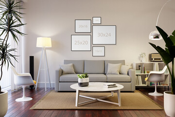 Frame wall display ratio 4:5 landscape