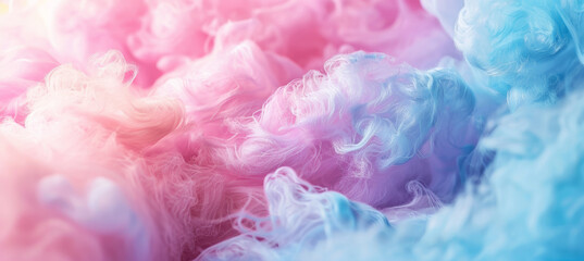 Fototapeta premium Dreamy Candy Floss Background