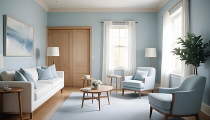 inimalist interior design style, futuristic home office, sleek furniture, state of the art technology