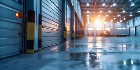 Optimizing cold storage logistics for efficient temperaturecontrolled warehousing and supply chain management. Concept Cold Storage Logistics, Temperature Controlled Warehousing