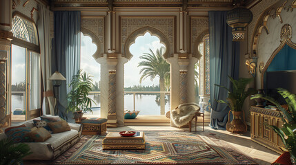 A beautiful decorated home for Eid-Ul-Adha