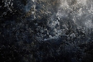 Obraz premium dark black concrete texture background with grunge effect high resolution digital illustration