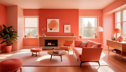 inimalist interior design style, futuristic home office, sleek furniture, state of the art technology