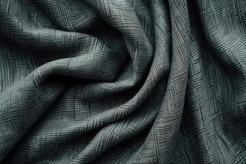 Fototapeta premium detailed gray fabric texture intricate weave pattern showcasing craftsmanship textile art photography