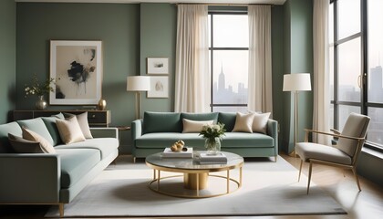 inimalist interior design style, futuristic home office, sleek furniture, state of the art technology