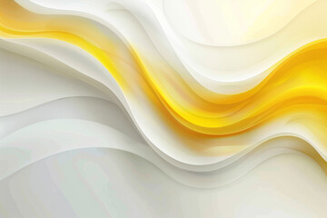 Obraz premium Yellow Curved Vector Background