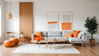 inimalist interior design style, futuristic home office, sleek furniture, state of the art technology