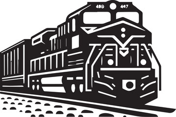 train on white © Graphicistock