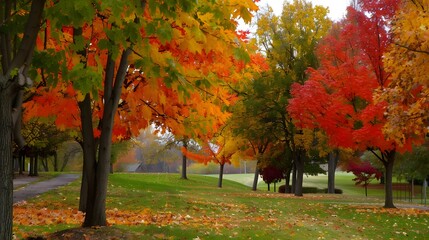 Fototapeta premium Autumn background