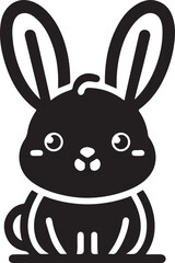 white rabbit cartoon