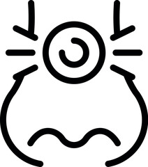 Marketing funnel icon representing the process of attracting and converting leads into paying customers