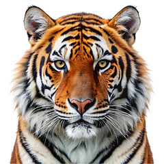 Fototapeta premium a tiger port rite transparent background
