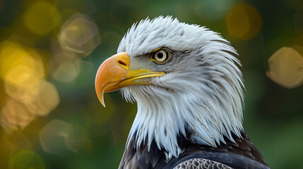 Obraz premium Close-Up Portrait of Bald Eagle