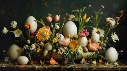 The arrangement of Easter