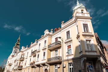 Fototapeta premium Generic architecture and street view from Belgrade, Serbia
