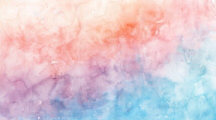 Obraz premium Soft Pastel Watercolor Background: Serene Color Palette