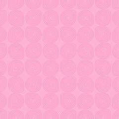 Pink geometric and lines pattern seamless background decoration minimal concept ornament circle