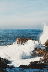 ocean waves by the beach