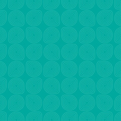 Seamless pattern with circles abstract minimalist color emerald concept decoration vector