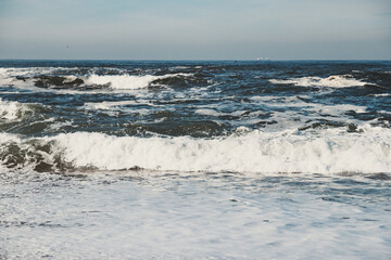 ocean waves by the beach