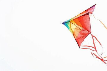 White background with kite
