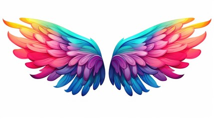 Obraz premium colorful wings 
